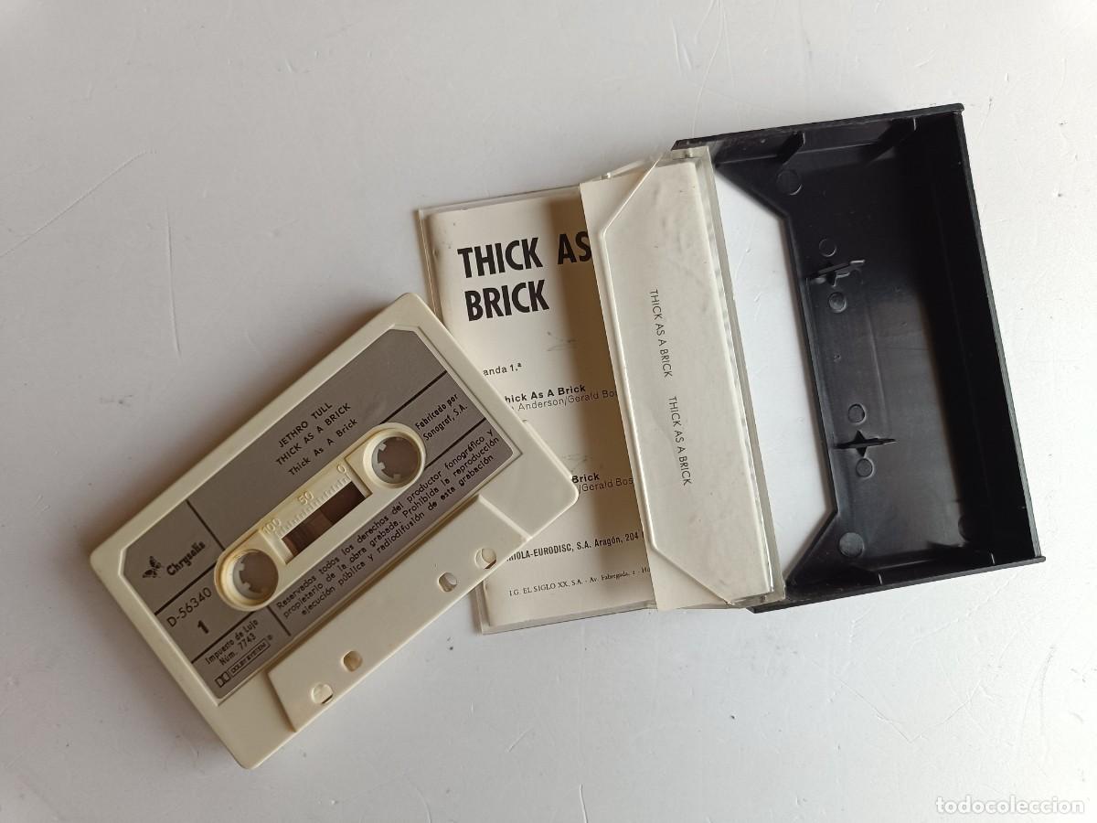 Casetes antiguos: JETHRO TULL - THICK AS A BRICK - CINTA CASSETTE - Foto 3