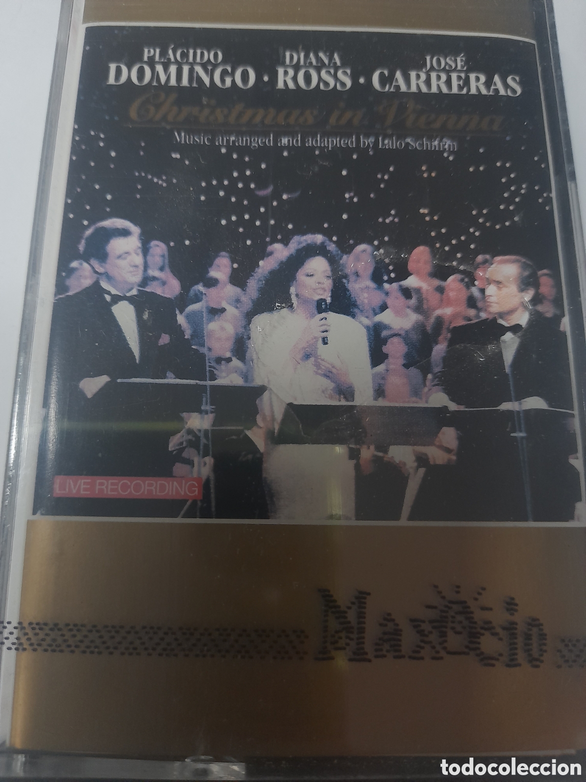 Casetes antiguos: CHRISTMAS IN VIENA. Pl&aacute;cido Domingo, Diana Ross. Jos&eacute; Carreras.