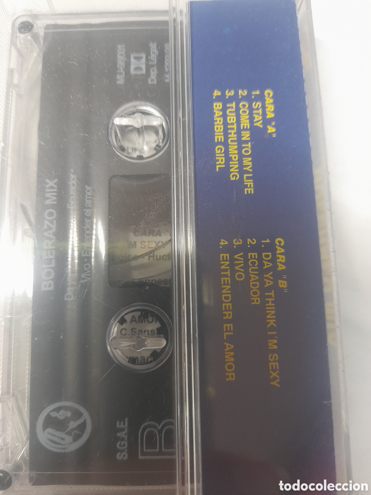 Casetes antiguos: BOLERAZO MIX. Grandes &Eacute;xitos. - Foto 2