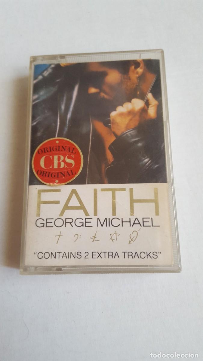 Casetes antiguos: Cinta de m&uacute;sica en casete/cassette original. George Michael, Faith