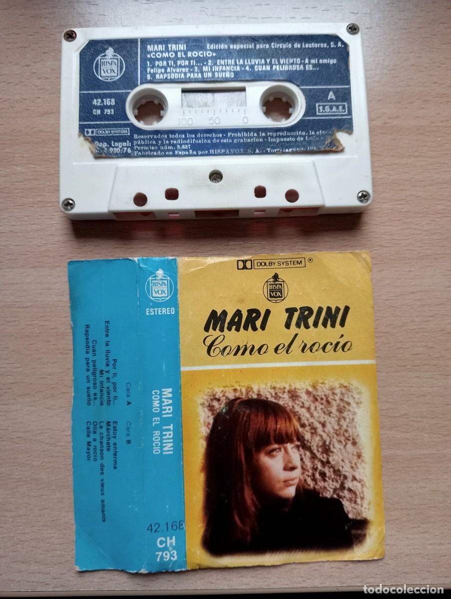 Casetes antiguos: Casete MARI TRINI &rdquo;Como el roc&iacute;o&rdquo;