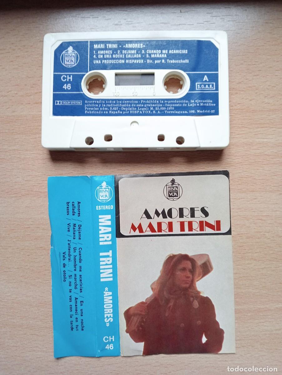 Casetes antiguos: Casete MARI TRINI &rdquo;Amores&rdquo; - Foto 1