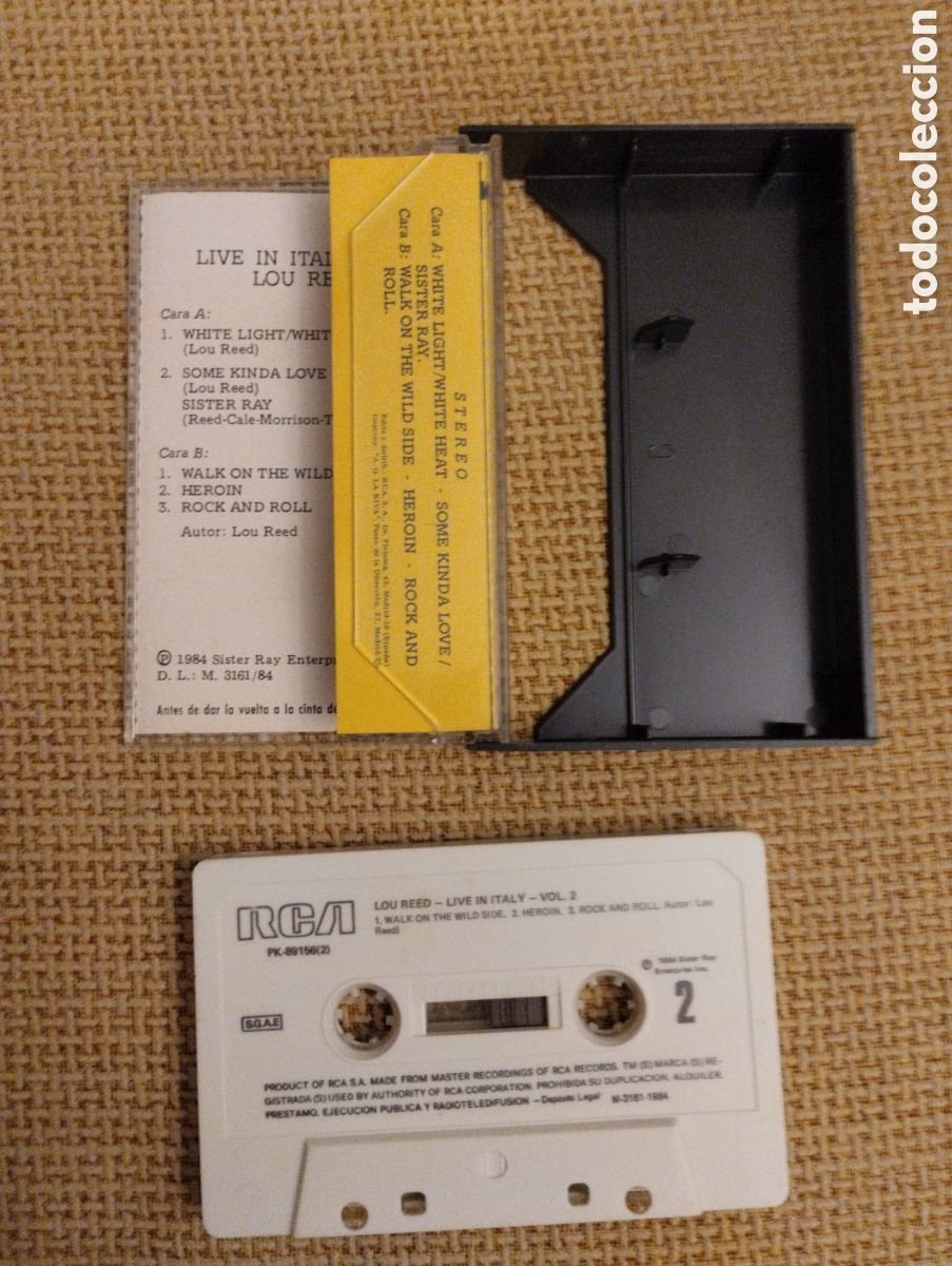 Casetes antiguos: Cinta antigua Lou Reed vol.2 - Foto 3