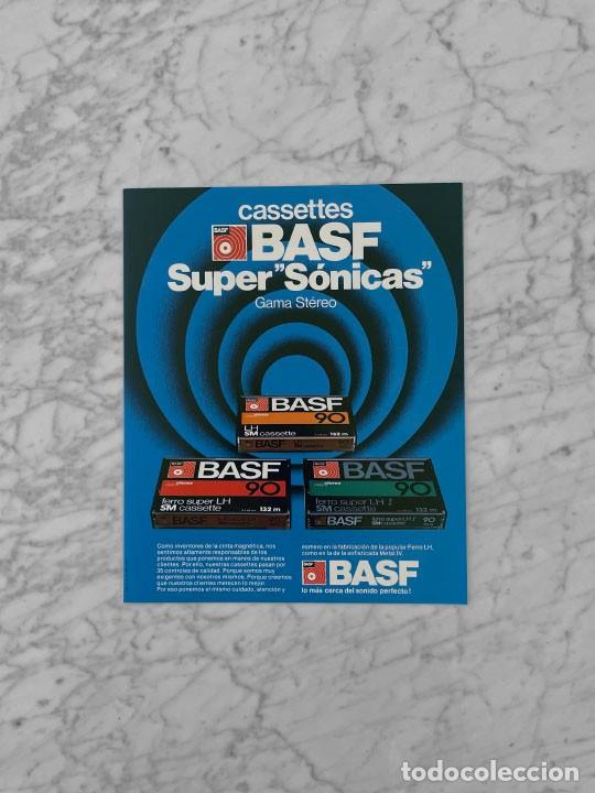 Casetes antiguos: CATALOGO CINTAS CASSETTE BASF SUPER S&Oacute;NICAS - 1981 - Foto 1