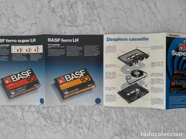 Casetes antiguos: CATALOGO CINTAS CASSETTE BASF SUPER S&Oacute;NICAS - 1981 - Foto 2