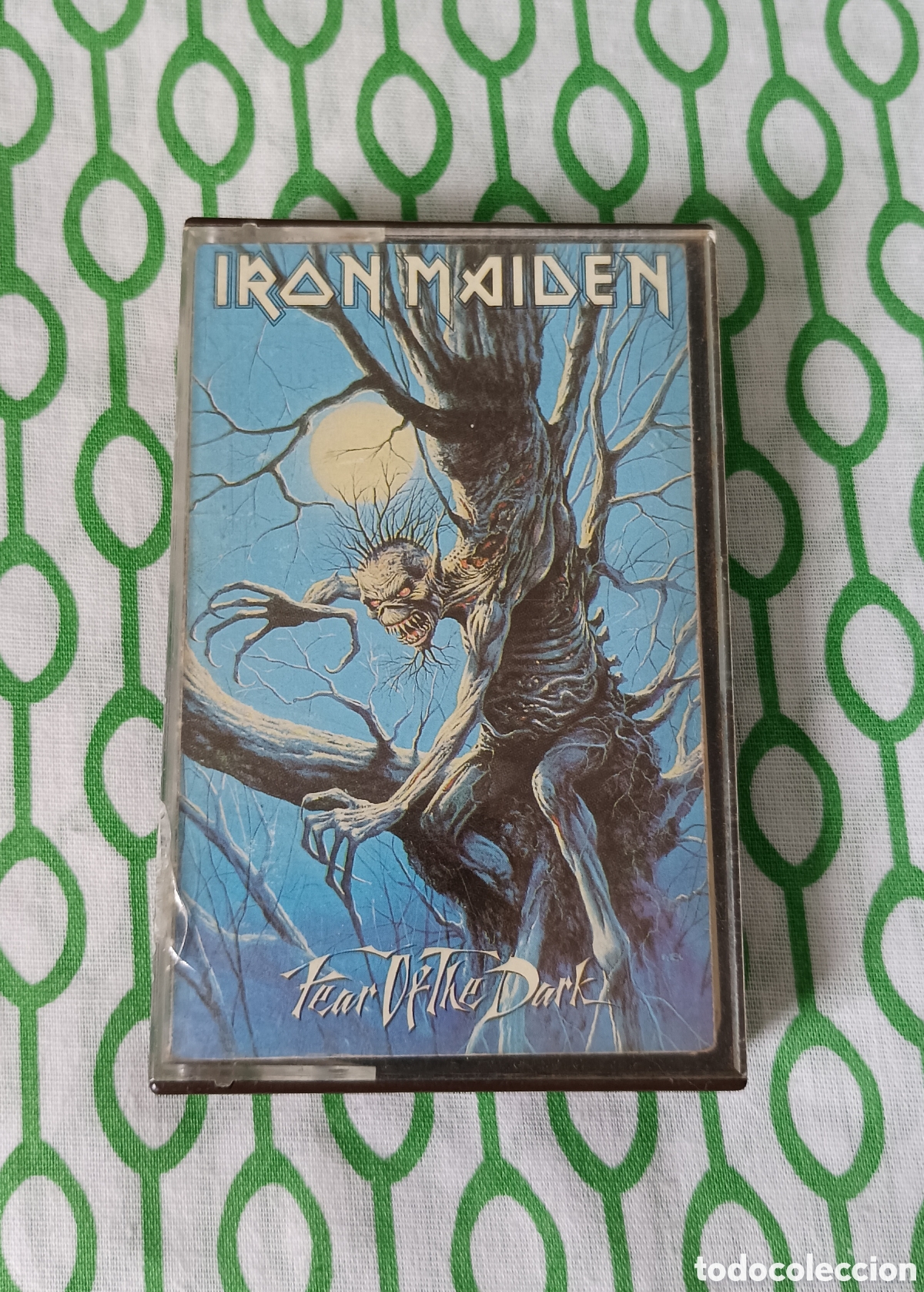 Casetes antiguos: Casete IRON MAIDEN, &aacute;lbum &laquo;Fear of the Dark&raquo;. Edici&oacute;n espa&ntilde;ola, 1992. Incluye libreto.
