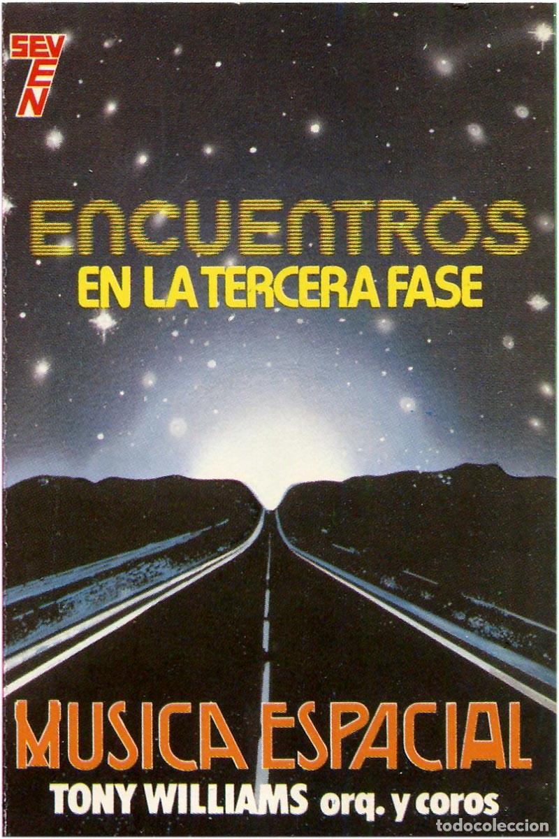 Casetes antiguos: Tony Williams, Orq. y coros - Encuentros En La Tercera Fase, M&uacute;sica Espacial - Cassette Spain 1978