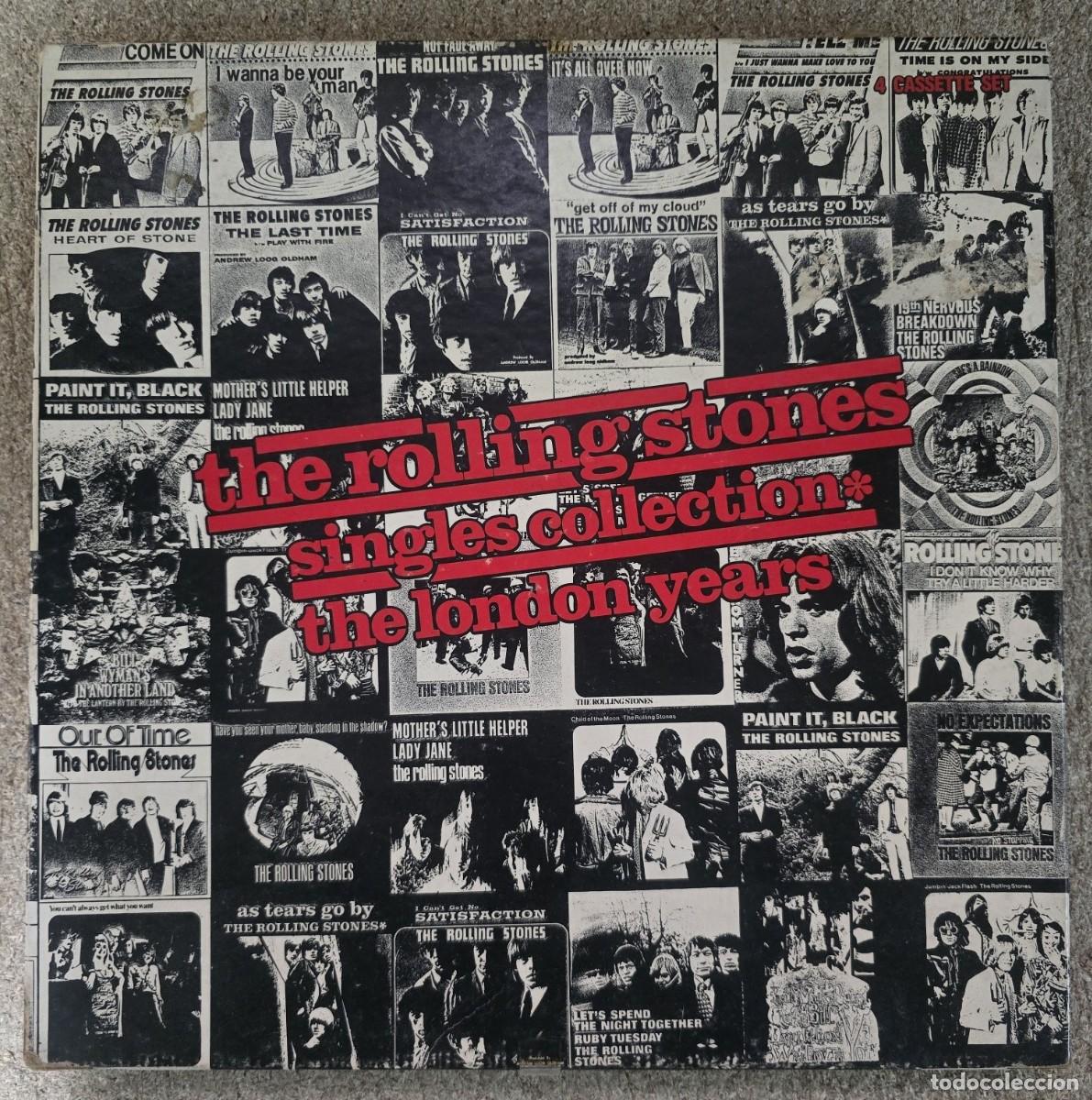 Casetes antiguos: The Rolling Stones.Singles Collection the London Years.Casetes + Libro
