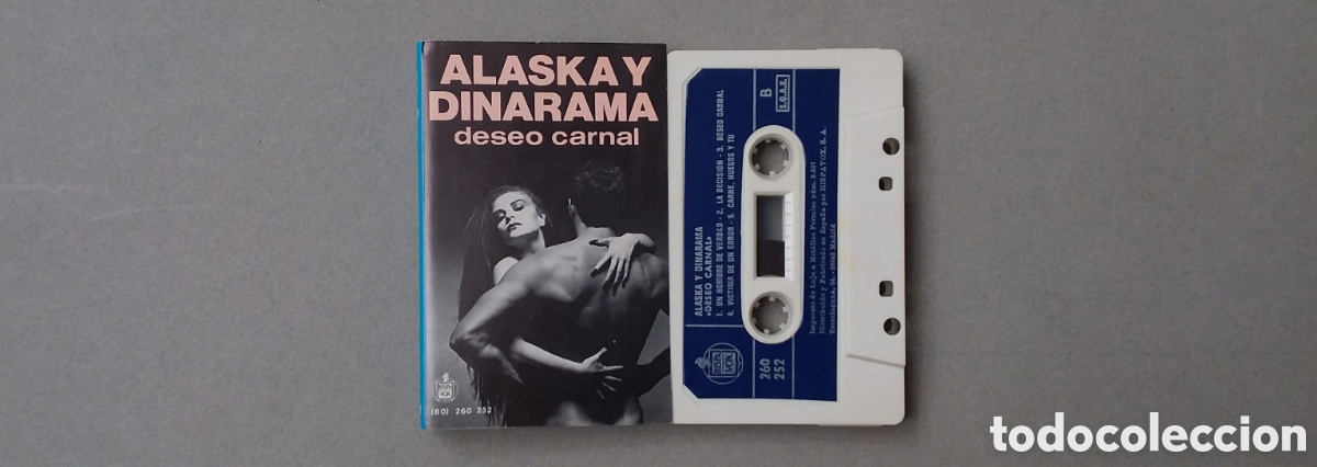 Casetes antiguos: ALASKA Y DINARAMA//DESEO CARNAL//1984//CASETE//HIPAVOX