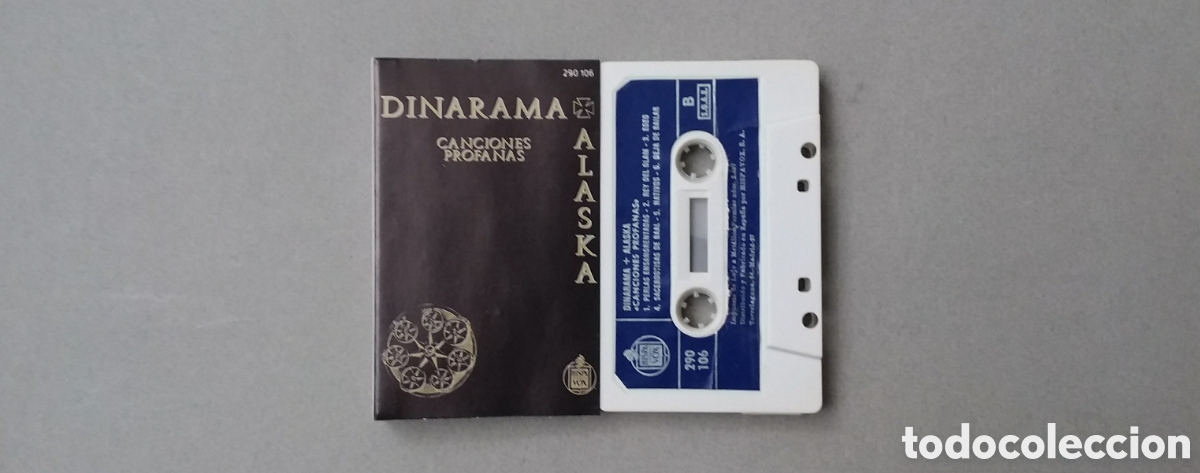 Casetes antiguos: ALASKA Y DINARAMA//CANCIONES PROFANAS//1983//CASETE//HISPAVOX