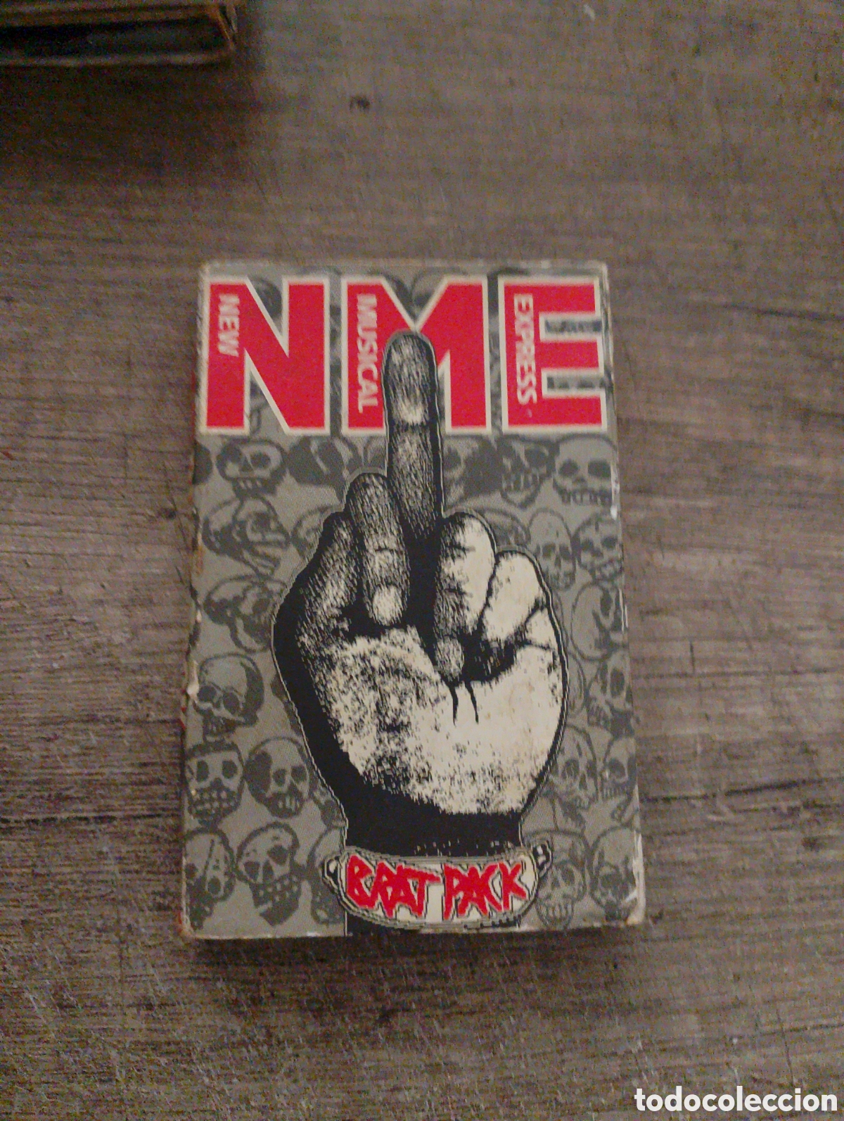 Casetes antiguos: Casete music. NME Brat pack