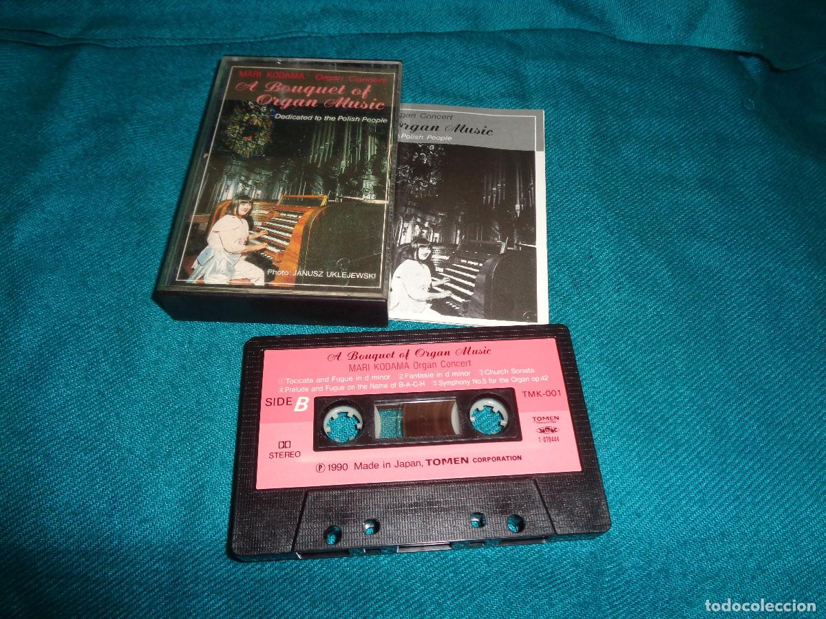 Casetes antiguos: MARI KODAMA. A BOUQUET OF ORGAN MUSIC. EDC. JAPON. 1990. CASETE(#)