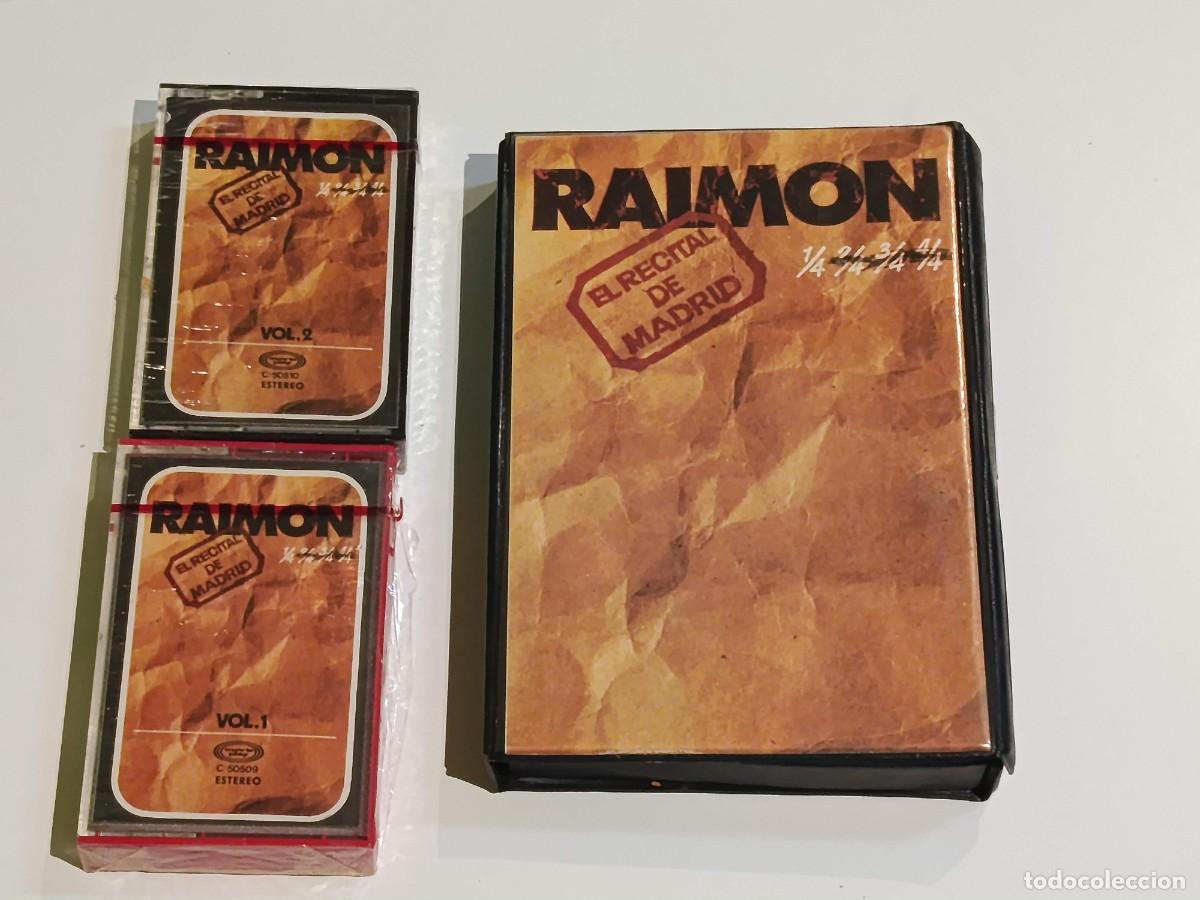 Casetes antiguos: Estuche 2 cassette Raimon El recital de Madrid