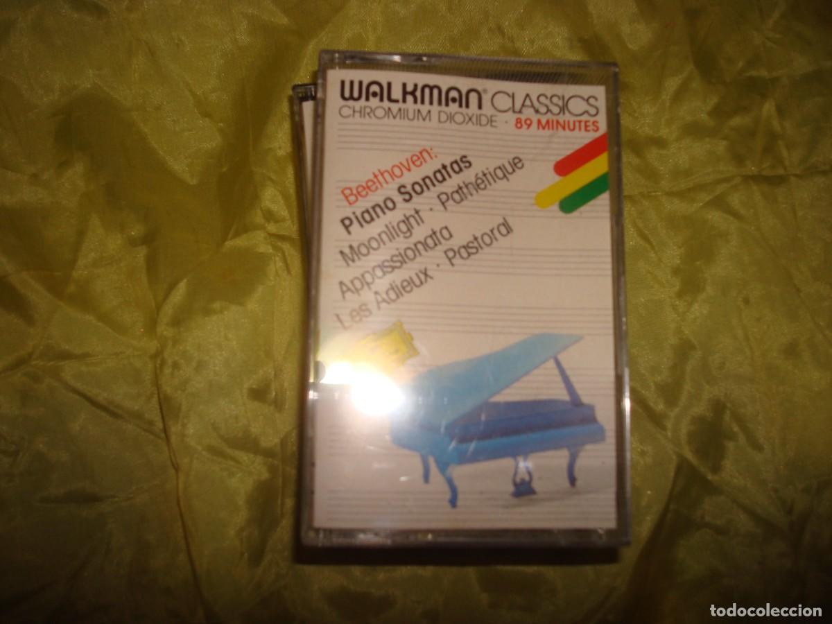 Casetes antiguos: BEETHOVEN. PIANO SONATAS. WALKMAN. DEUTSCHE GRAMMOPHON. CHROMIUM DIOXIDE. CASETE(#)