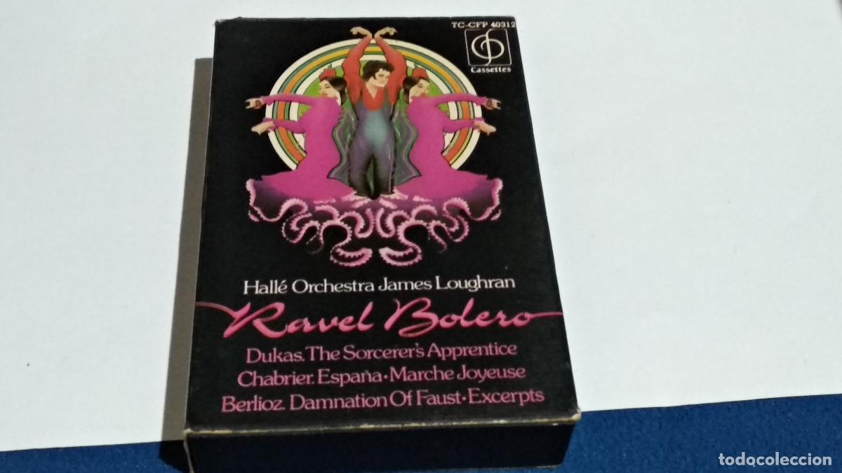 Casetes antiguos: James Loughran, Hall&eacute; Orchestra - Ravel Bolero - 1979 MUSIC FOR PLEASURE CASETE CINTA CASSETTE
