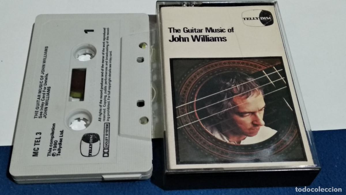 Casetes antiguos: THE GUITAR MUSIC OF JOHN WILLIAMS - 1980 TELLY DISC CASETE CINTA CASSETTE
