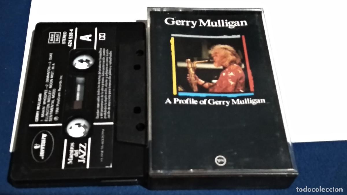 Casetes antiguos: GERRY MULLIGAN. A PROFILE OF GERRY MULLIGAN. MAESTROS DEL JAZZ 1989 CASETE CINTA CASSETTE