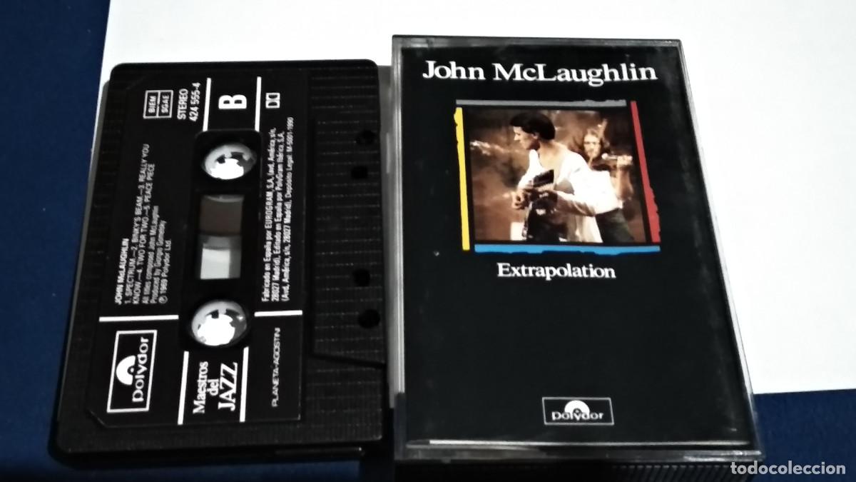 Casetes antiguos: JOHN McLAUGHLIN / EXTRAPOLATION. MAESTROS DEL JAZZ 1990 CASETE CINTA CASSETTE