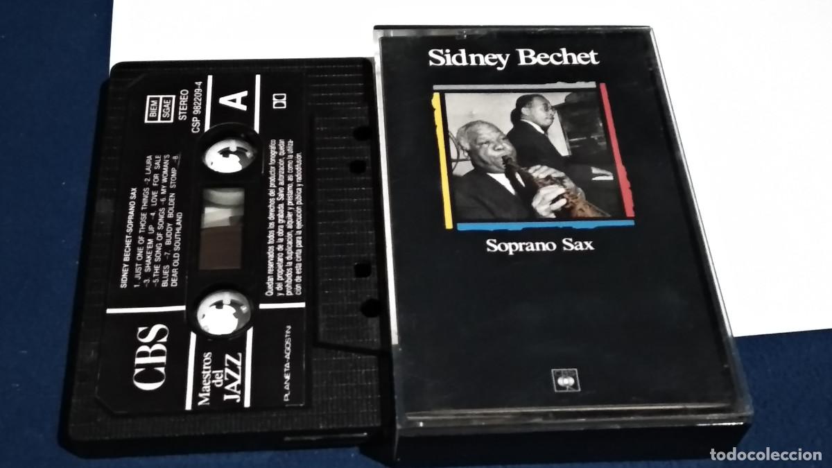 Casetes antiguos: SIDNEY BECHET / SOPRANO SAX. MAESTROS DEL JAZZ 1989 CASETE CINTA CASSETTE