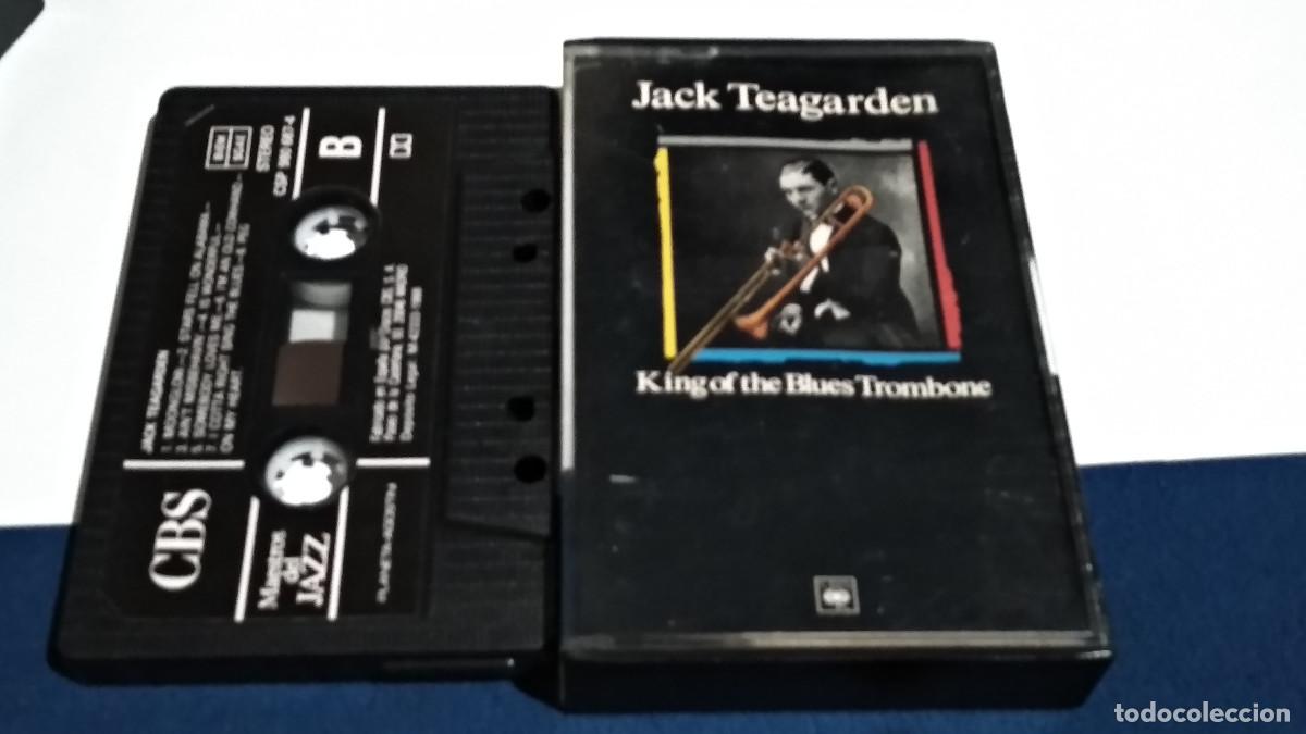 Casetes antiguos: JACK TEAGARDEN / KING OF THE BLUES TROMBONE. MAESTROS DEL JAZZ 1989 CASETE CINTA CASSETTE