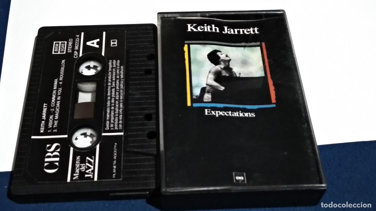 Casetes antiguos: KEITH JARRETT / EXPECTATIONS. MAESTROS DEL JAZZ 1989 CASETE CINTA CASSETTE