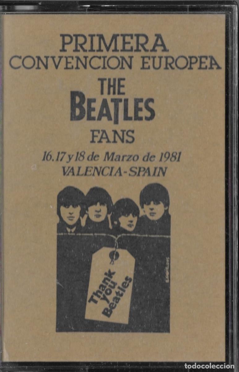 Casetes antiguos: Cassette Beatles PRIMERA CONVENCION EUROPEA The Beatles Fans NUEVO