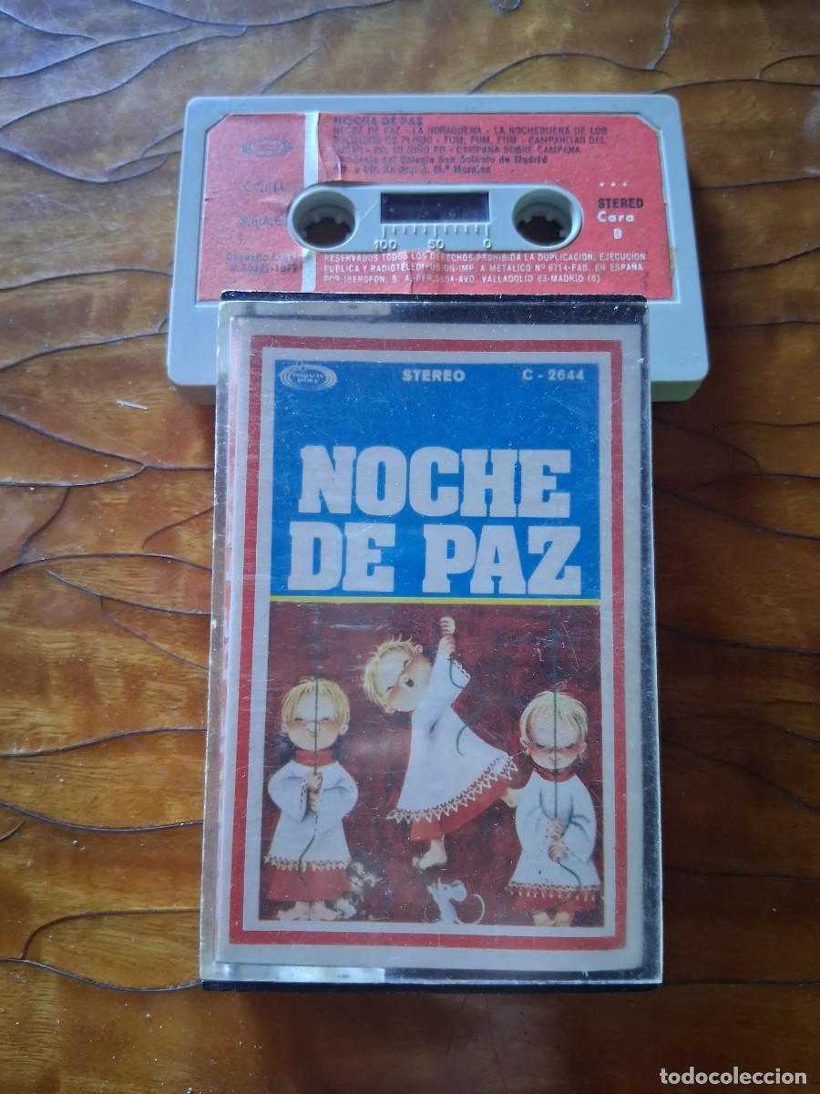 Casetes antiguos: Casete cinta de m&uacute;sica Noche de paz Navidad villancicos