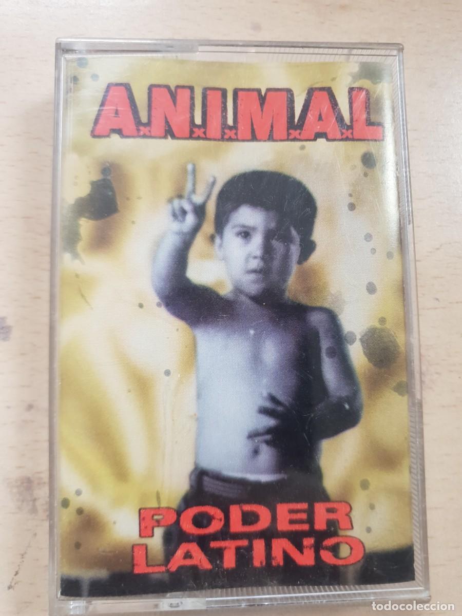 Casetes antiguos: Cinta casete ANIMAL - PODER LATINO
