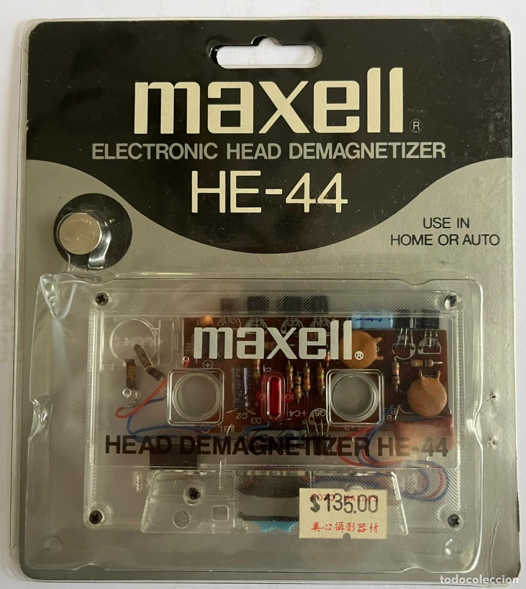 Casetes antiguos: Cassette Maxell Demagnetizer HE-44 - Foto 4
