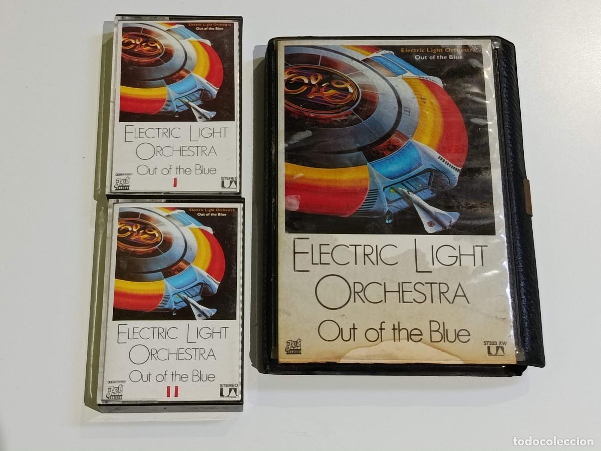 Casetes antiguos: Estuche 2 cassette Electric light orchestra Out of the blue