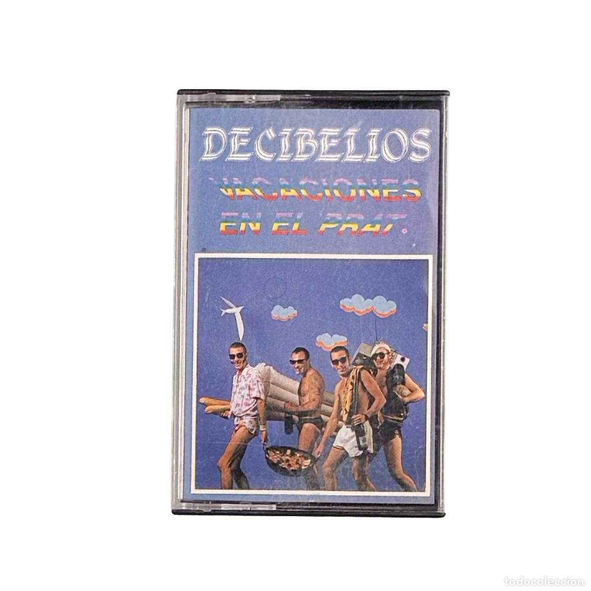Cassetes antigas: CASSETTE. Decibelios. Vacaciones En El Prat (VG+/VG+)