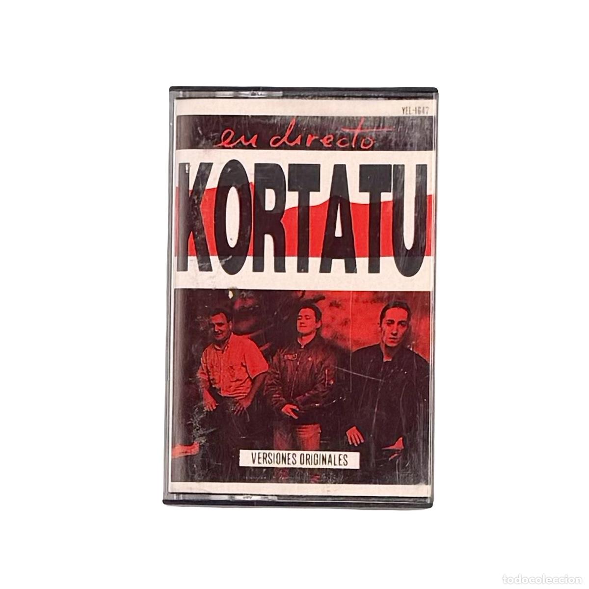 Cassettes Anciennes: CASSETTE. Kortatu. En Directo (VG+/VG+)