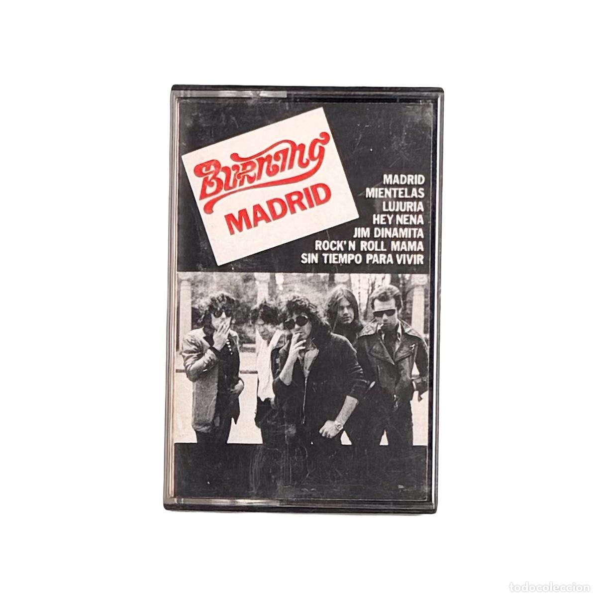 Casetes antiguos: CASSETTE. Burning. Madrid (VG+/VG+) - Foto 1