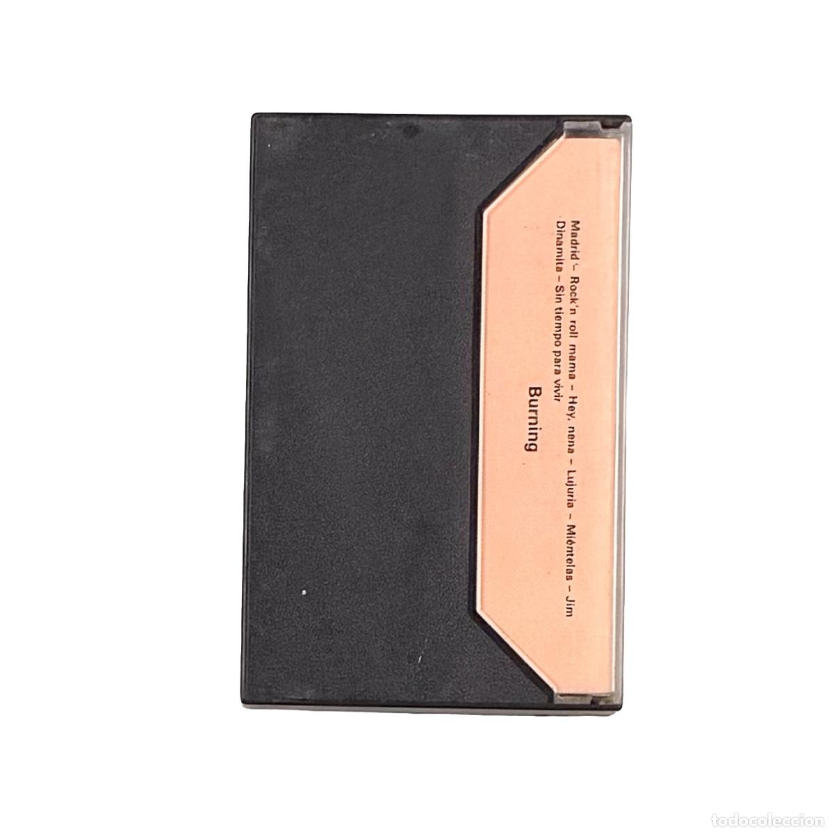 Casetes antiguos: CASSETTE. Burning. Madrid (VG+/VG+) - Foto 2