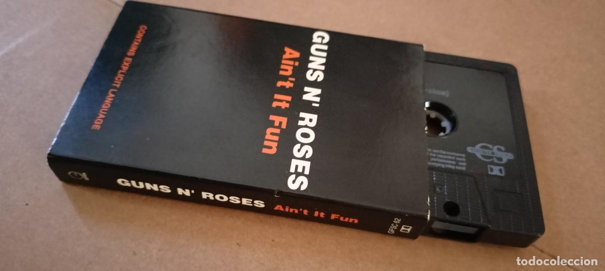 Casetes antiguos: Guns n' roses - Ain't It fun (1993) Cassette single 2 temas