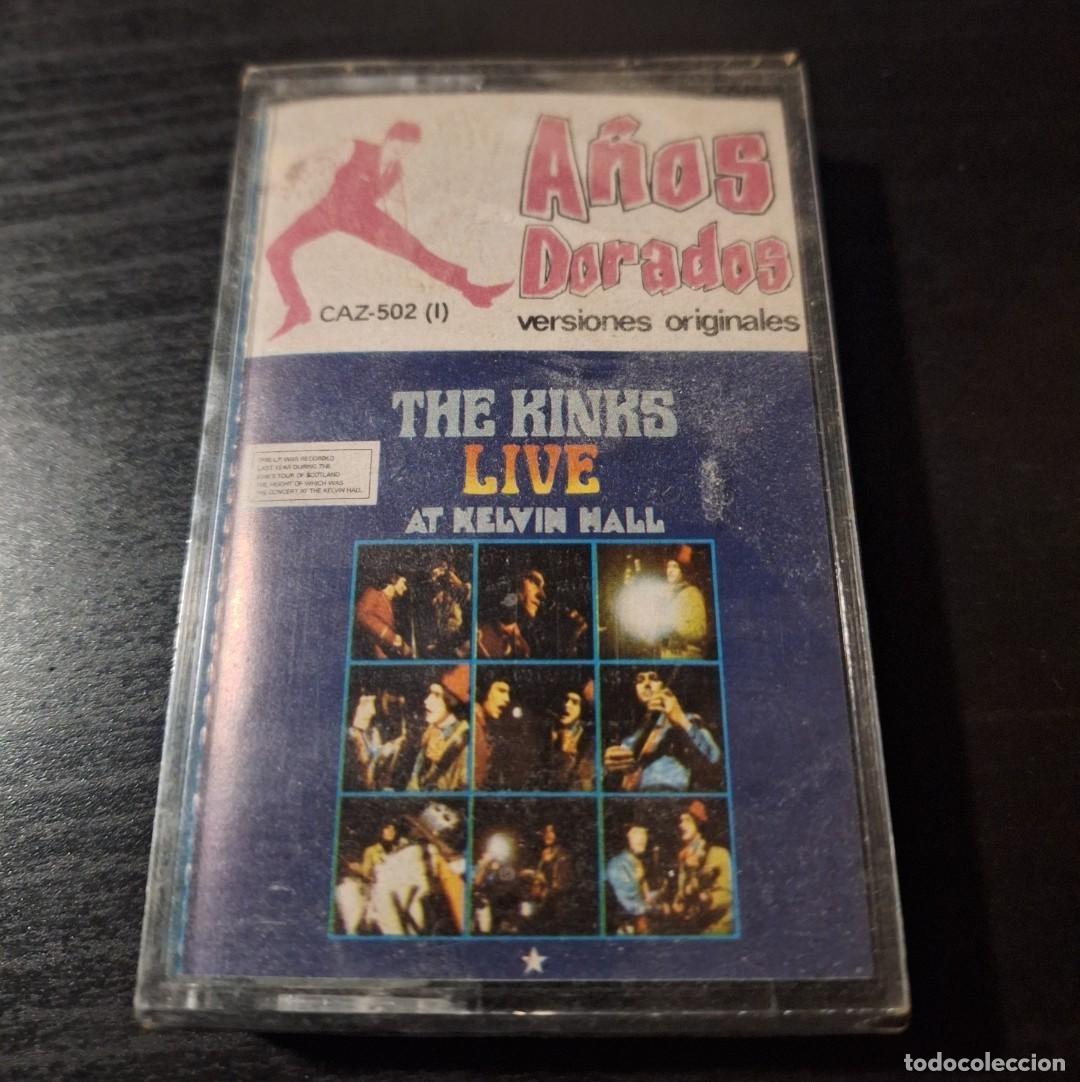 Casetes antiguos: KINKS - LIVE AT KELVIN HALL CASSETTE TAPE ZAFIRO 1983 - ROCK