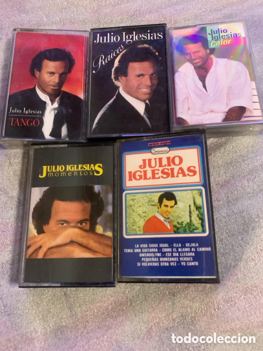 Casetes antiguos: Lote casetes julio iglesias