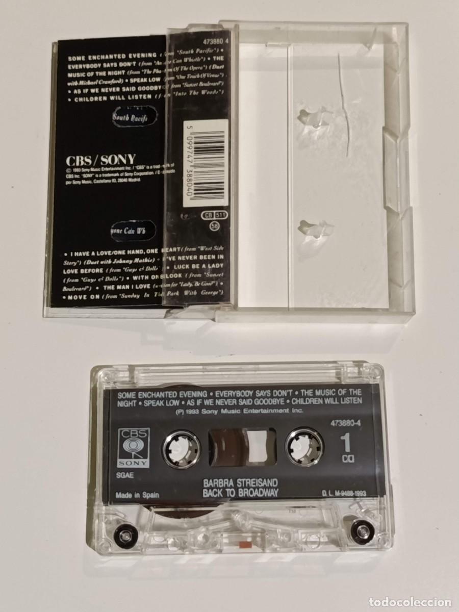 Casetes antiguos: Lote 3 cassette Barbra Streisand - Foto 7