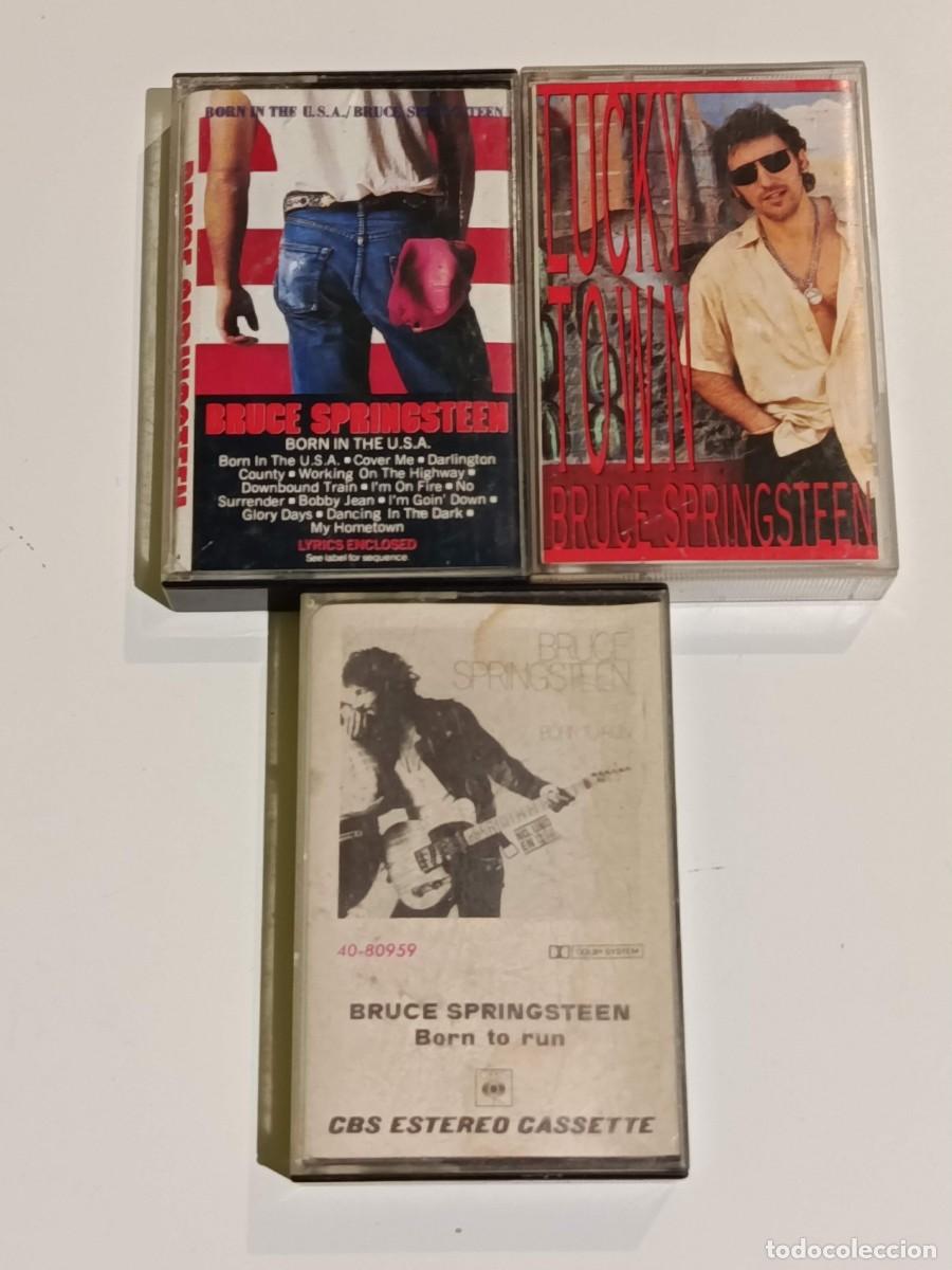 Casetes antiguos: Lote 3 cassette Bruce Springsteen