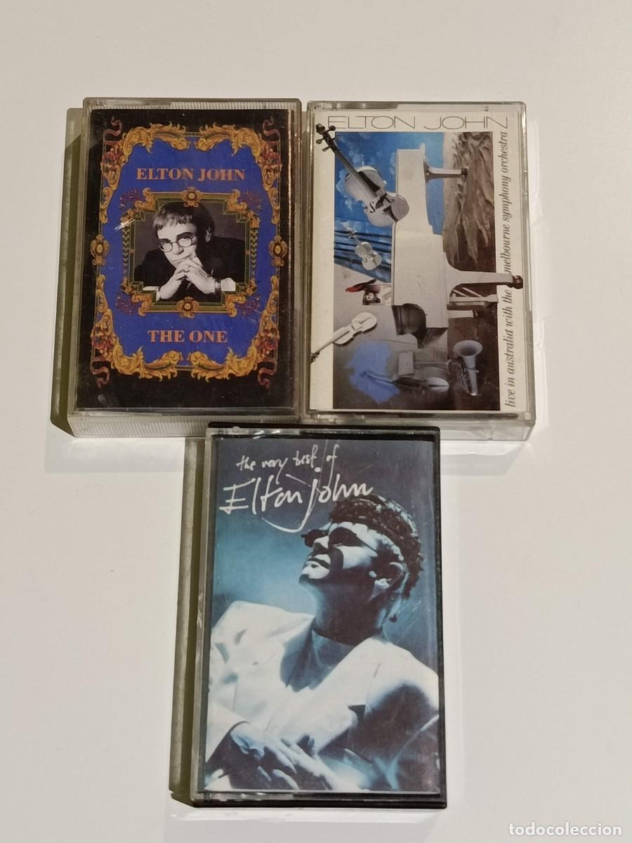 Casetes antiguos: Lote 3 cassette Elton John