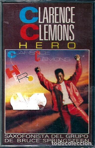 Casetes antiguos: Clarence Clemons &lrm;&ndash; Hero (CBS, 1985) - Casete - Edici&oacute;n espa&ntilde;ola - Pop, Rock, Funk - Precintado