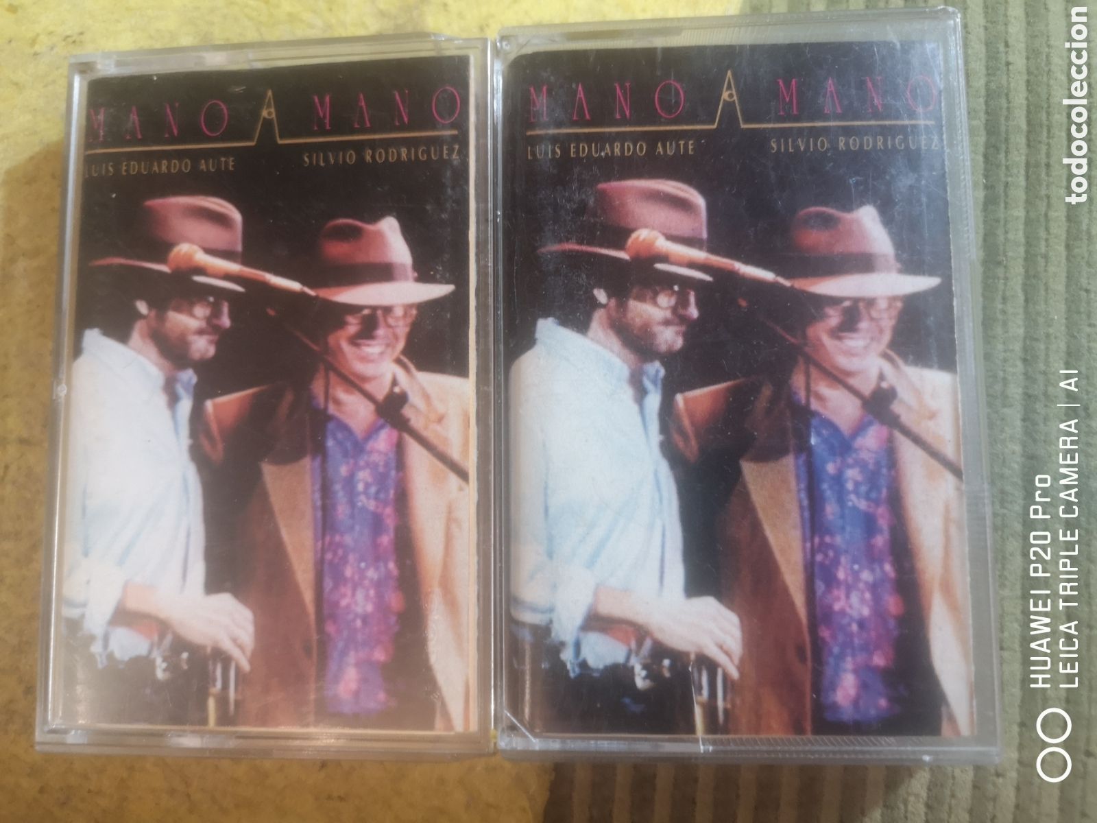 Casetes antiguos: 2 CASSETTE - MANO A MANO - LUIS EDUARDO AUTE / SILVIO RODRIGUEZ