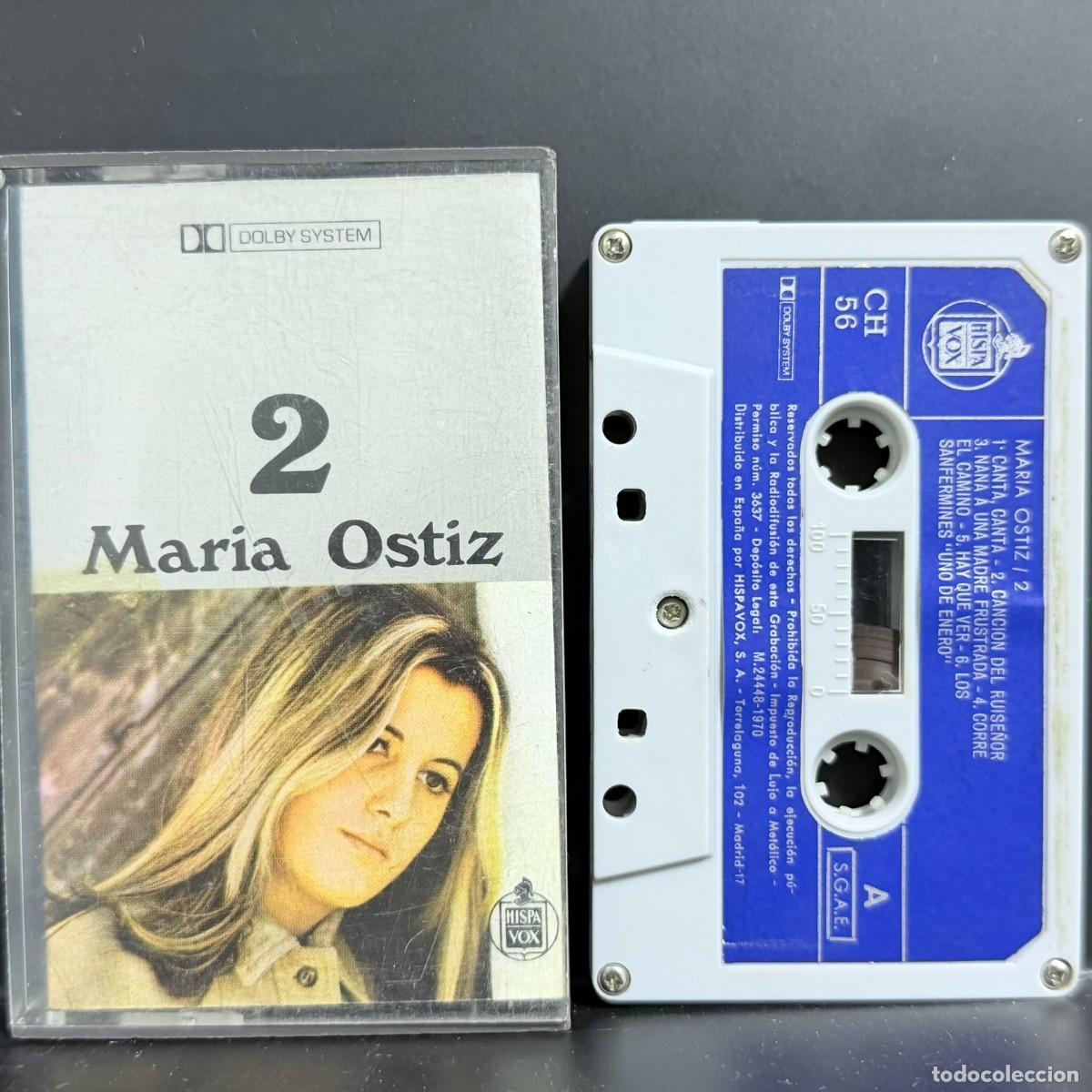 Casetes antiguos: Maria Ostiz ● Exitos ● [2xCassette, Album] 1970 Spain - solo se incluye el cassette n&ordm; 2