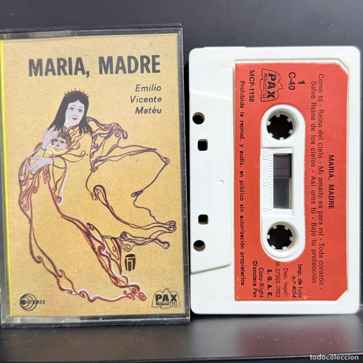 Casetes antiguos: Emilio Vicente Mateu ● Maria Madre ● [Cassette, Album] 1982 Spain