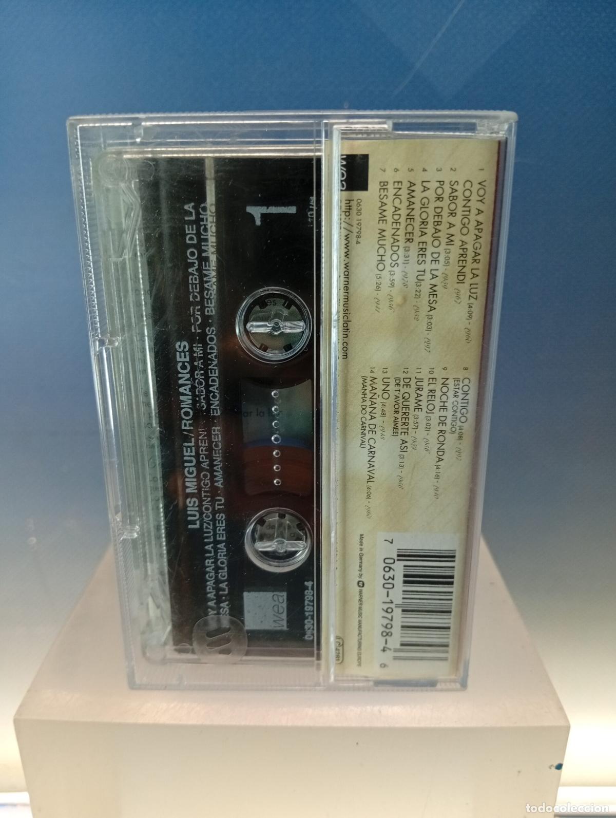 Casetes antiguos: Casete, Luis Miguel, Romances - Foto 3