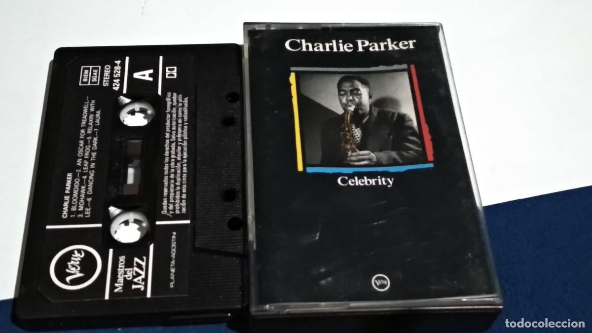 Casetes antiguos: CHARLIE PARKER / CELEBRITY - MAESTROS DEL JAZZ 1989 CASETE CINTA CASSETTE