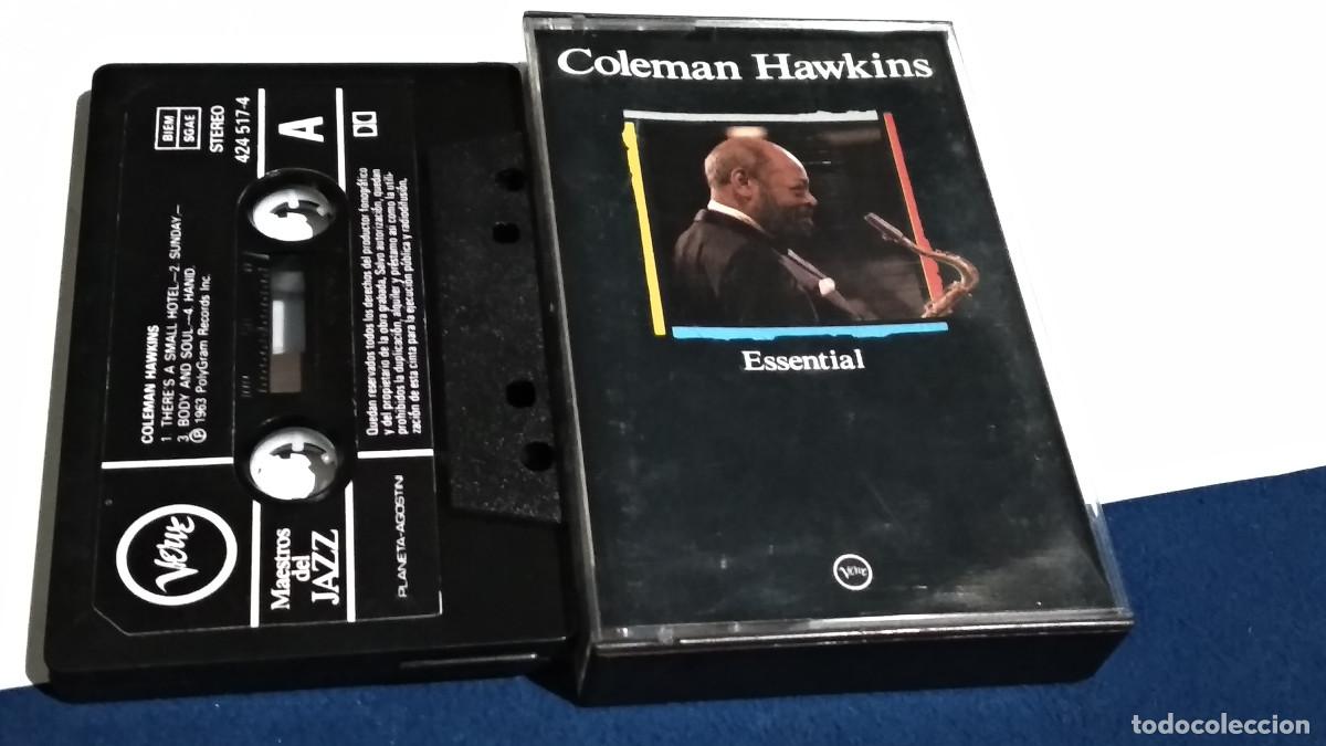 Casetes antiguos: COLEMAN HAWKINS / ESSENTIAL- MAESTROS DEL JAZZ 1989 CASETE CINTA CASSETTE