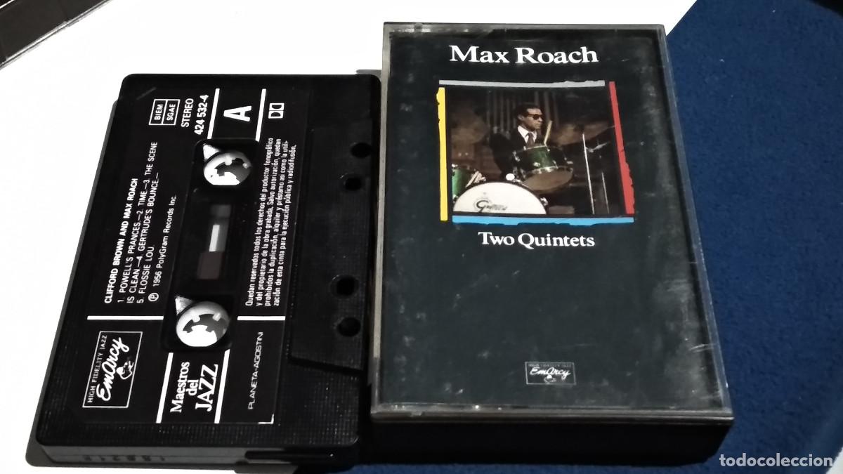 Casetes antiguos: MAX ROACH / TWO QUINTETS - MAESTROS DEL JAZZ 1989 CASETE CINTA CASSETTE
