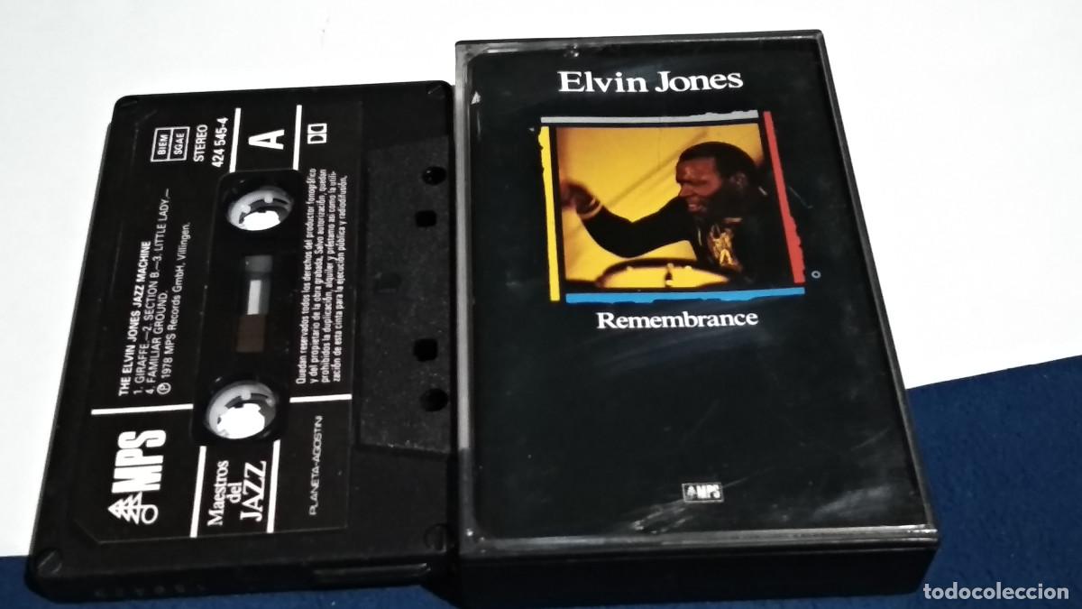 Casetes antiguos: ELVIN JONES / REMEMBRANCE - MAESTROS DEL JAZZ 1989 CASETE CINTA CASSETTE
