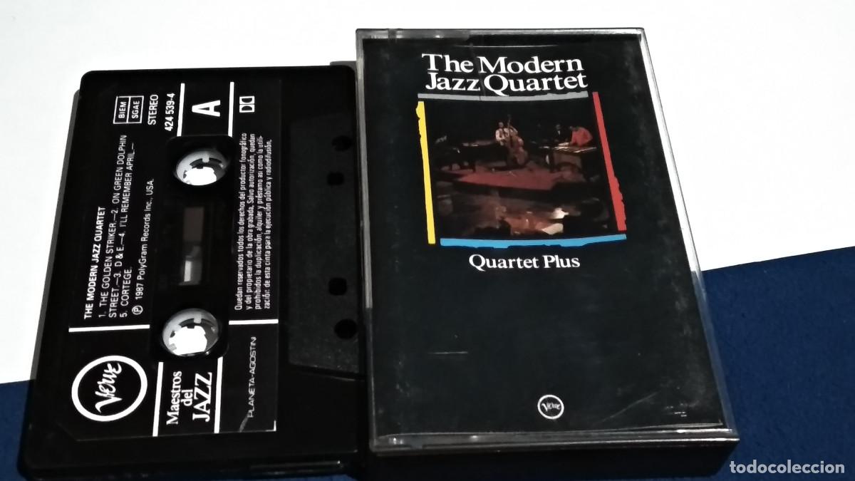 Casetes antiguos: THE MODERN JAZZ QUARTET / QUARTET PLUS - MAESTROS DEL JAZZ 1989 CASETE CINTA CASSETTE